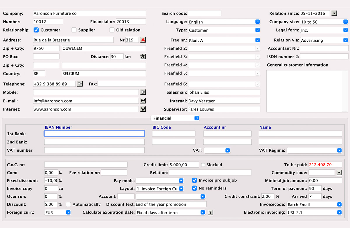 Financial Information