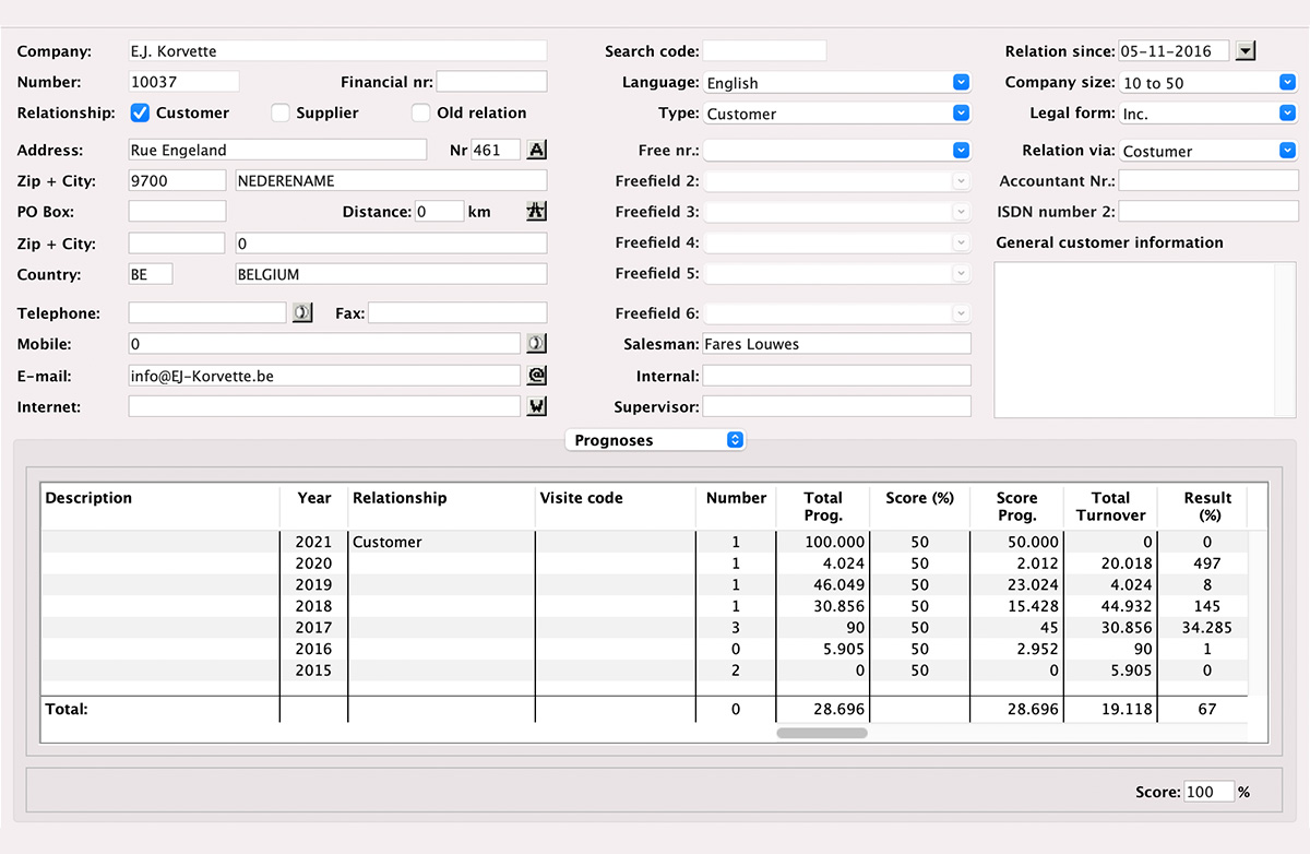 Prospecting and acquisition in MultiPress