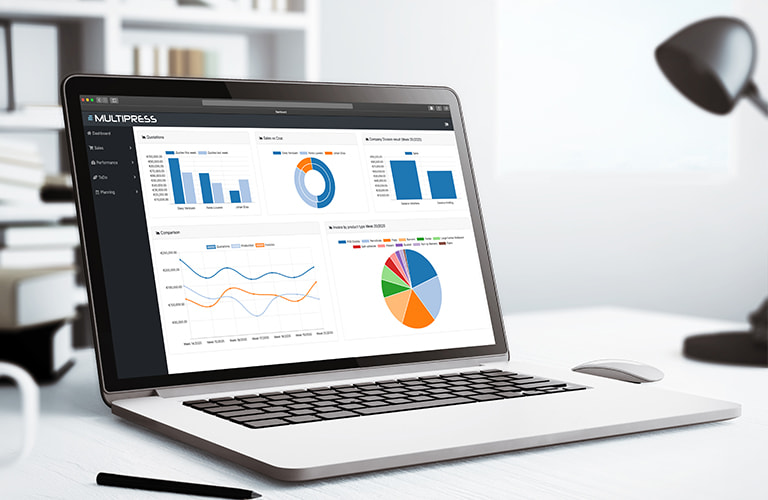 MultiPress webinar dashboards