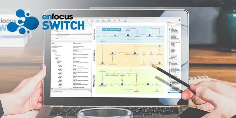 Application MultiPress Connect pour Enfocus Switch