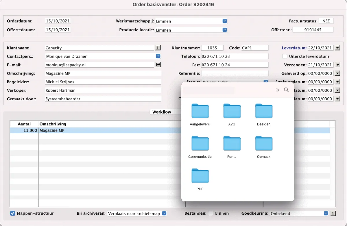 Documentbeheer in MultiPress