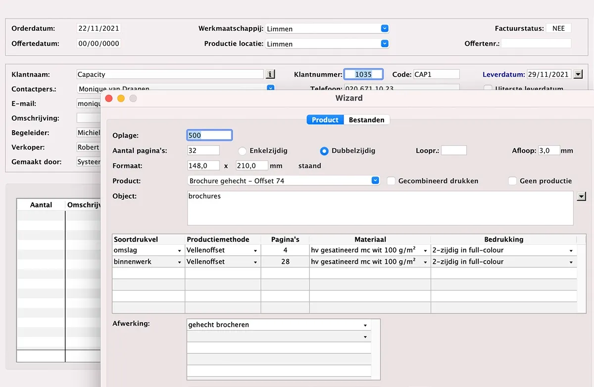 Order Wizard in MultiPress