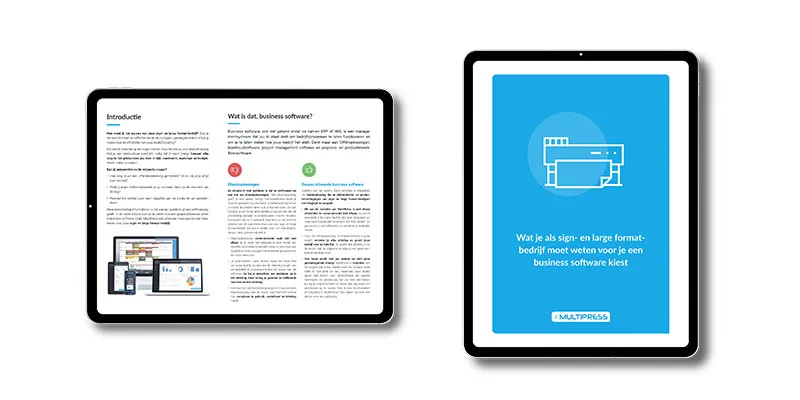 E-book: MultiPress for sign en large format companies