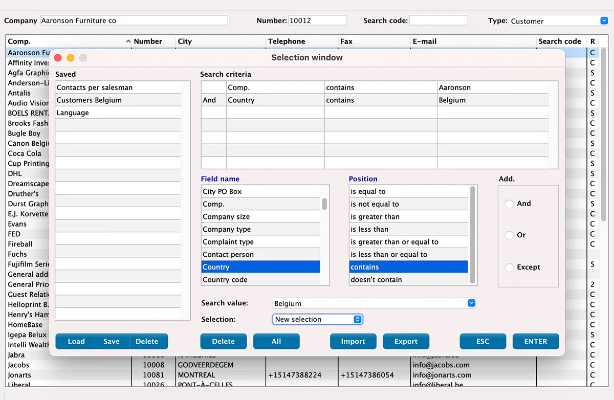 Intelligent Search Filter in MultiPress