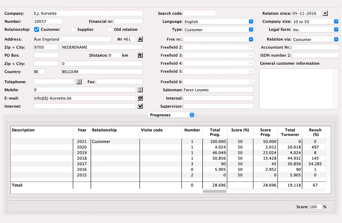 Prospecting and acquisition in MultiPress