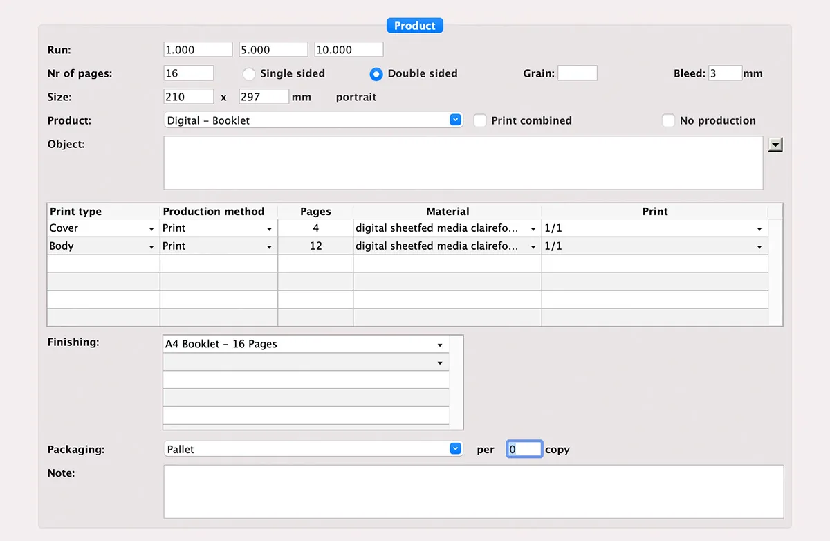 Calculation Wizard in MultiPress