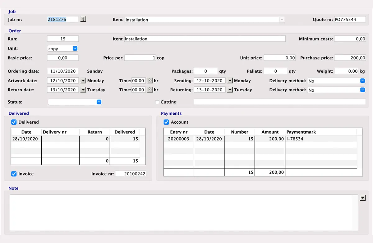 Intelligent purchasing management dans MultiPress