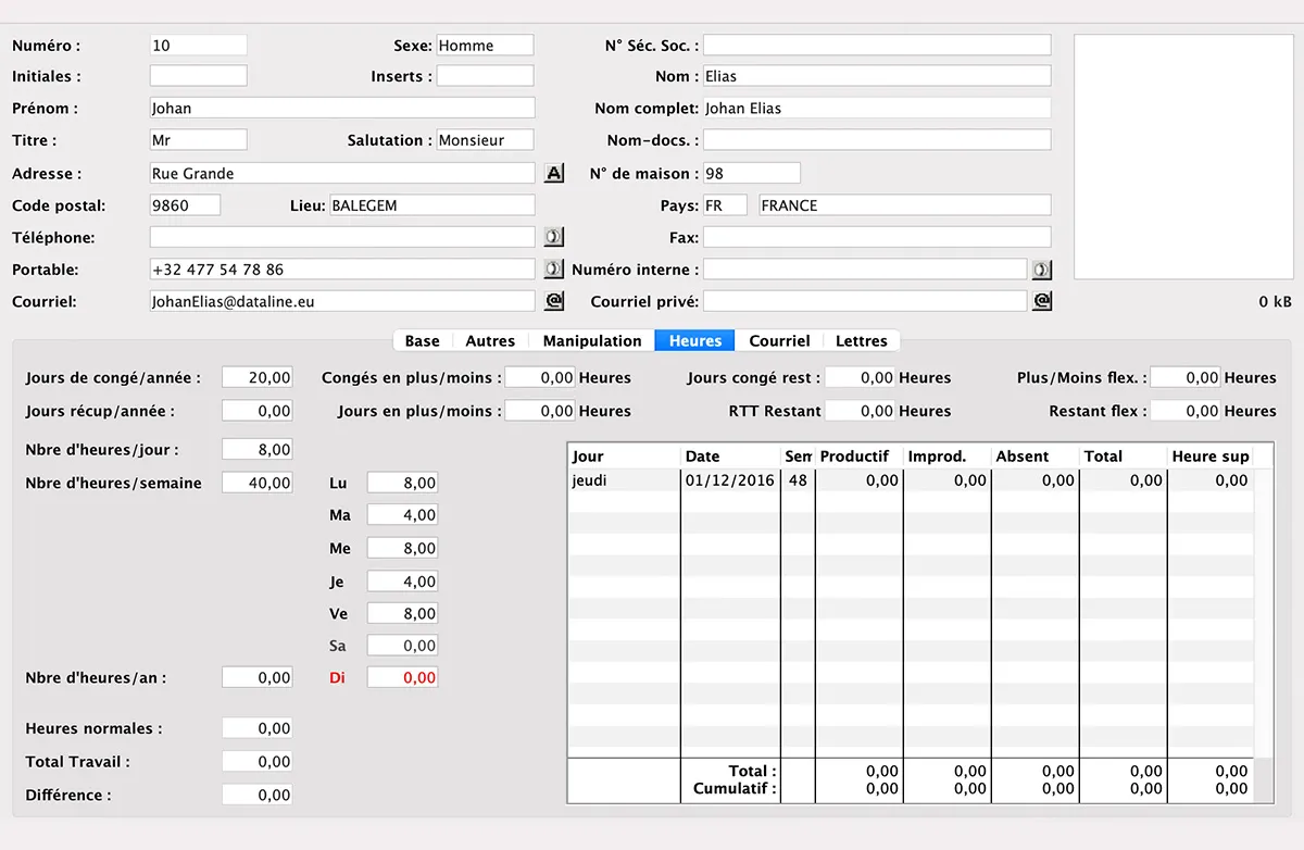 Gestion de la disponibilité des employés dans MultiPress