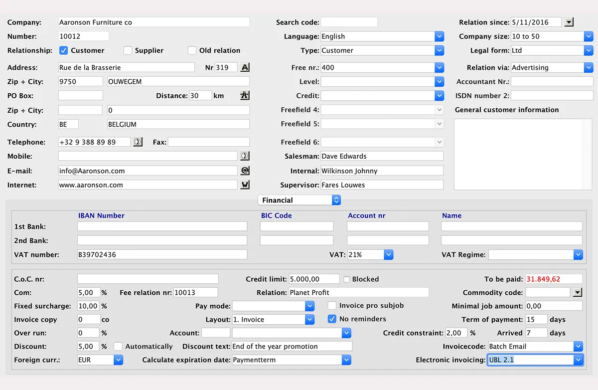 E-invoicing in MultiPress